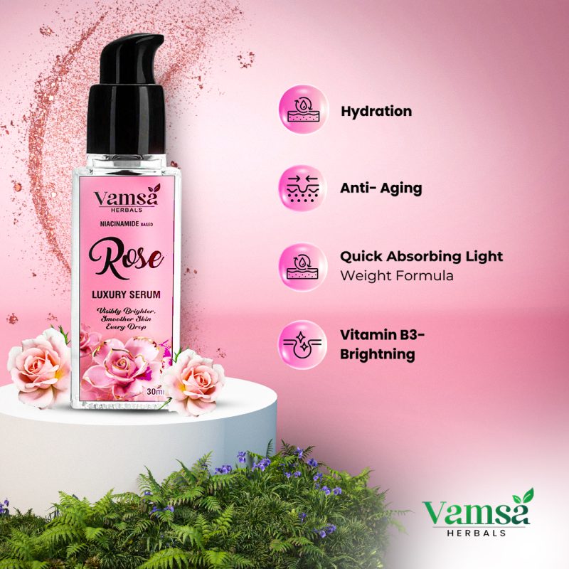 Niacinamide Based Rose Luxury Serum - Image 4